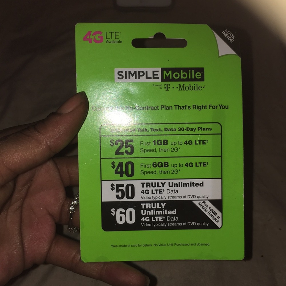 Simply mobile plan brand new